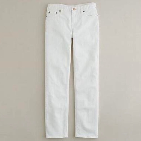 J. Crew -  white denim stretch jeans - Picture 2 of 5